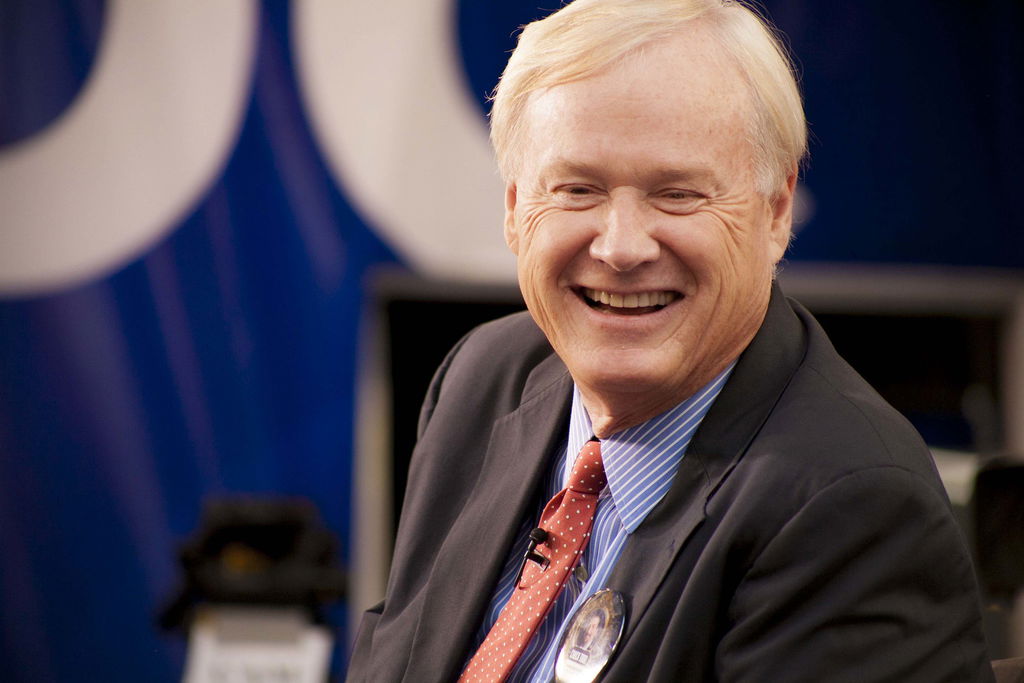 Chris Matthews smiling.