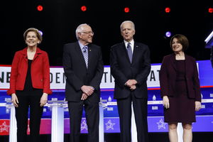 2020 Democratic presidential candidates at a debate