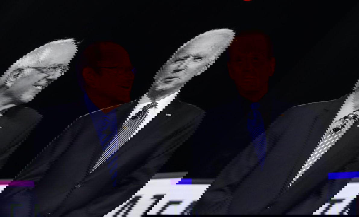 Bernie Sanders and Joe Biden
